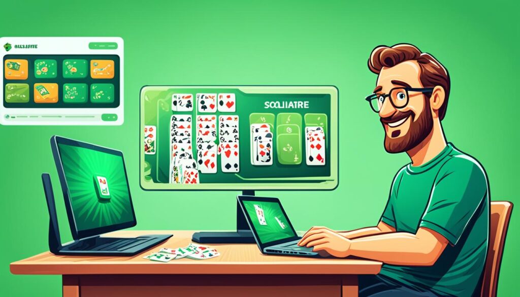 love playing solitaire games online