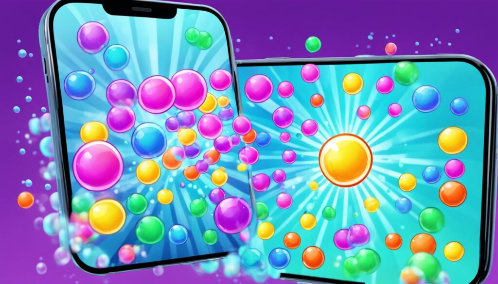 how to play bubble shooter