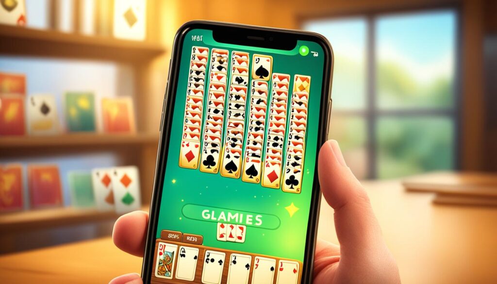 mobile solitaire gaming