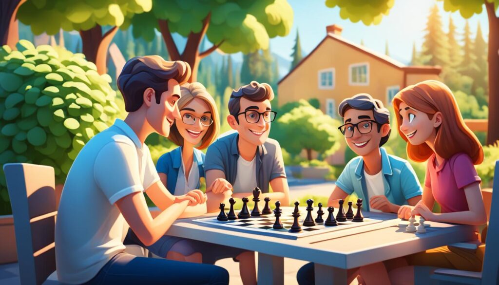 Playing chess with friends and AI in SparkChess