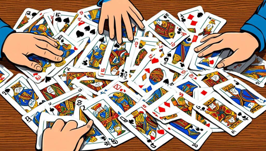 melding cards in pinochle