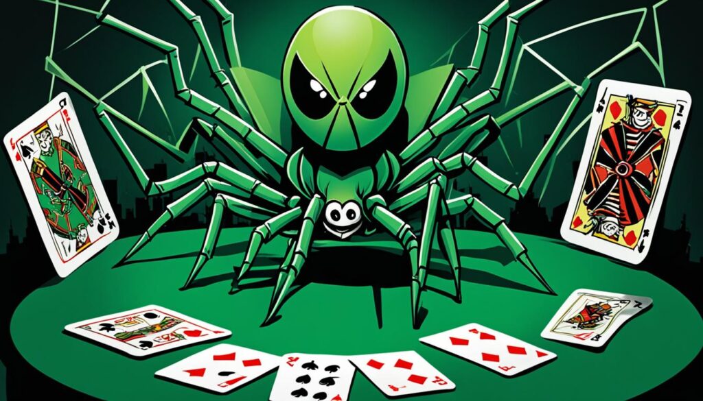 spider patience classic card games