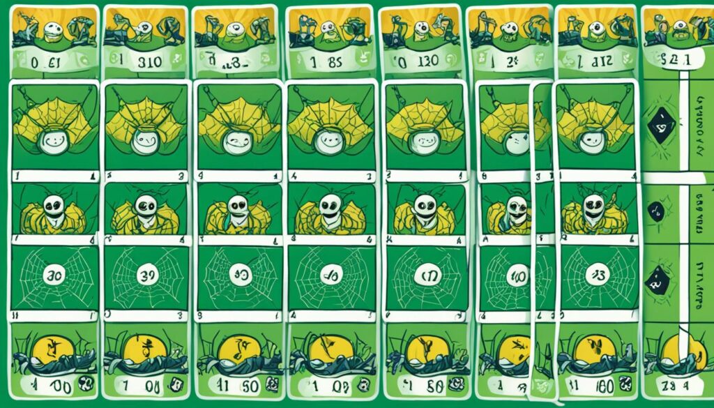 spider solitaire game overview